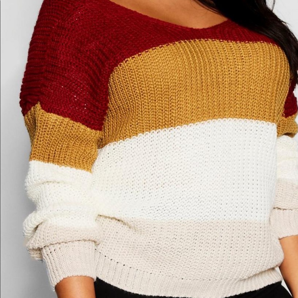 Boohoo sweater.